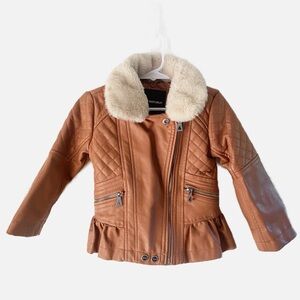 Urban Republic Faux Leather Moto Jacket (3T)